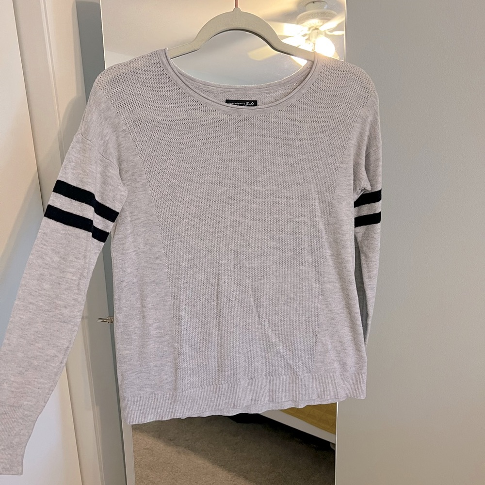 American Eagle Outfitters, Grey Long Sleeved Top, S